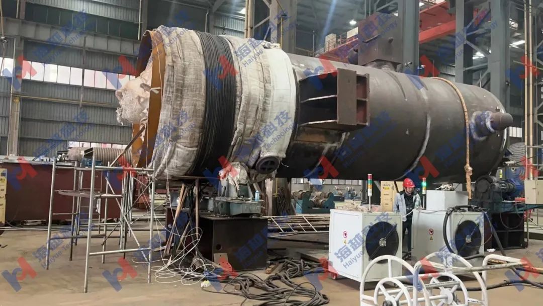 直徑2750mm，壁厚110mm，熱處理溫度760±10℃