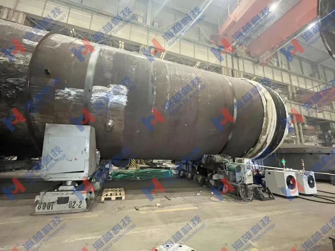 直徑5800mm，壁厚246mm，熱處理溫度690±14℃